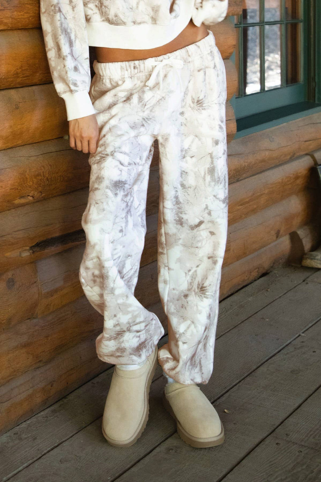 AVERY Light Woodland Camo Cloud Fleece Sweatpants Joggers